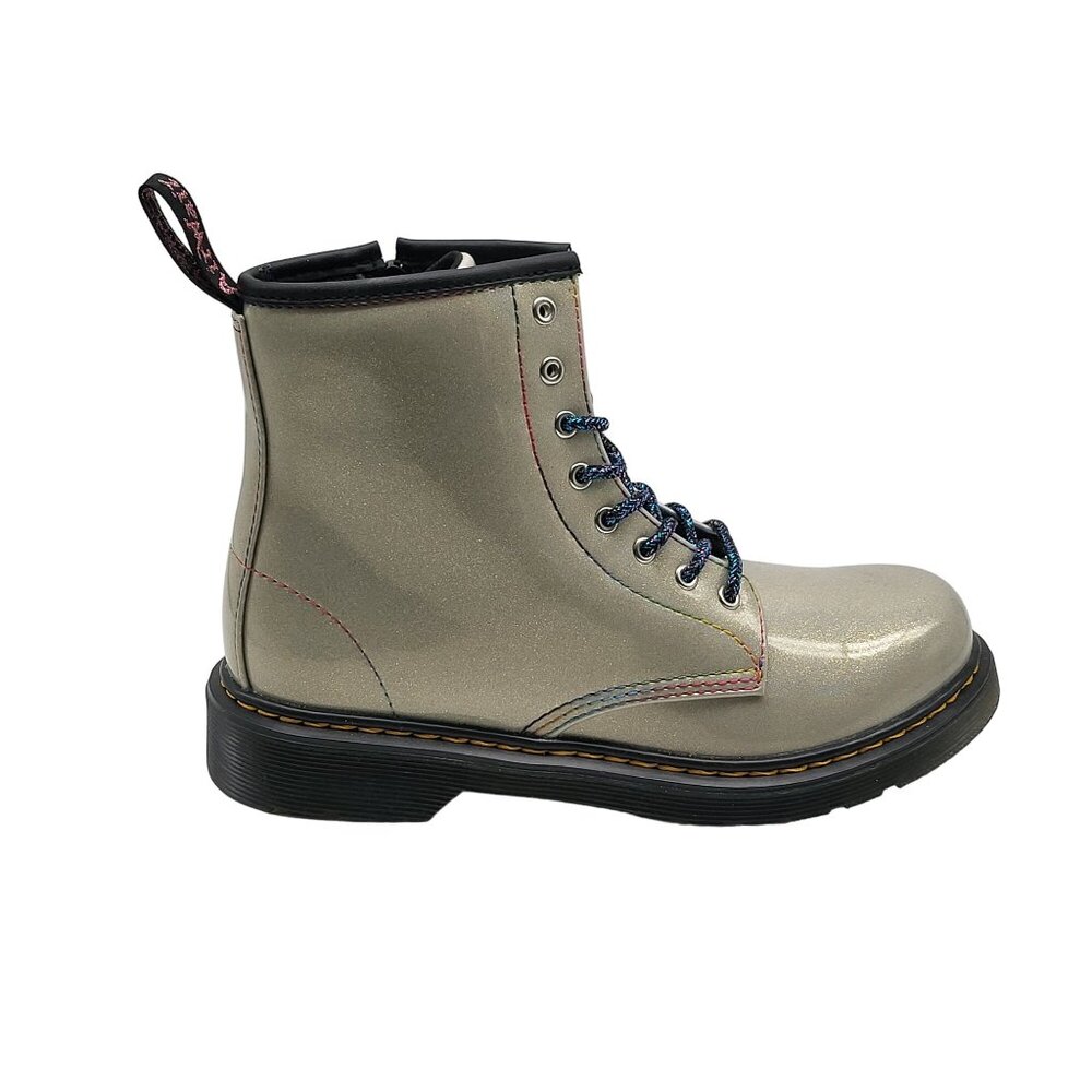 Dr. Martens 1460 Sparkle Rays‎ Silver Iridescent Glitter Boots Women’s 5